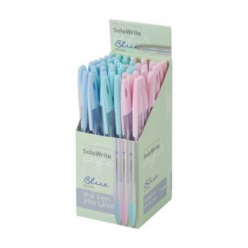 Ручка шариковая Bruno Visconti SoloWrite.Zefir, 0.5мм, чернила на масляной основе, синяя  арт.20-0469/41