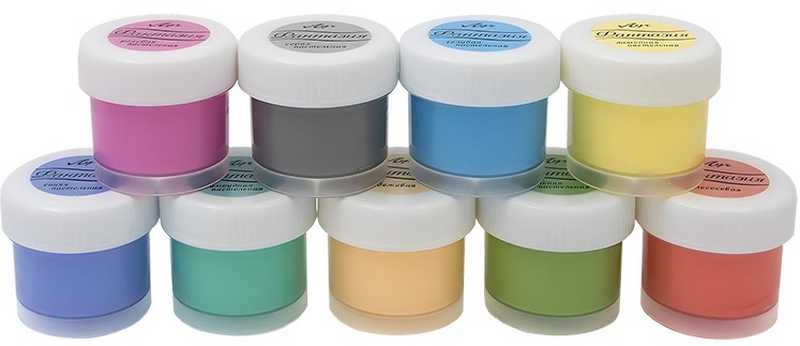 Гуашь Фантазия, 09цв, 15мл, пастельная арт.35С 2308-08