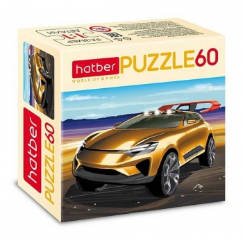 Пазл  60 эл. Hatber Cross car, 165х230мм арт.60ПЗ5_28377