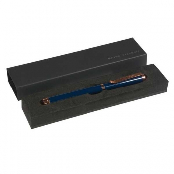 Ручка Bruno Visconti VENEZIA CLASSICO шарик.авт.в подар.футляре,1,0мм,синяя,син.мет.корп,черный фут. арт.20-0385-01/09