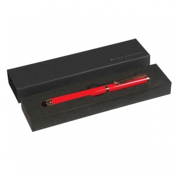 Ручка Bruno Visconti VENEZIA CLASSICO шарик.авт.в подар.футляре,1,0мм,синяя,красн.мет.корп,черн.фут. арт.20-0385-03/09