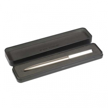 Ручка Bruno Visconti TORINO шарик.автом.в PREMIUM футляре,1.0мм,синяя,мет.корпус шампань,черн.фут. арт.20-0382/07-15