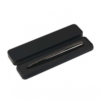 Ручка Bruno Visconti SORRENTO шарик.автомат. в футляре,1,0мм,синяя,мет.корпус вор.сталь,черный футляр арт.20-0449/01