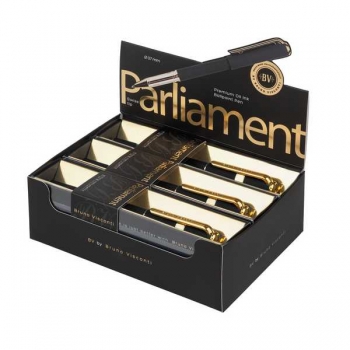 Ручка Bruno Visconti Parliament шарик.в карт.футляре,0.7мм,синяя,корпус черный и золото,черн.футляр арт.20-0472/01