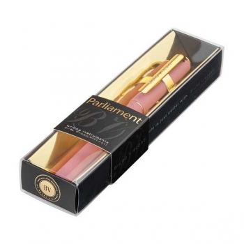 Ручка Bruno Visconti Parliament шарик.в карт.футляре,0.7мм,синяя,корпус Morandi и золото,черн.футляр арт. 20-0472/06