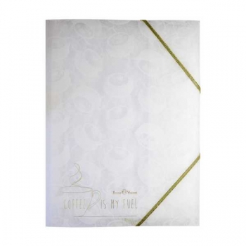 Папка А4 на резинках Bruno Visconti КОФЕ БРЭЙК , 400мкм арт.14-033/06