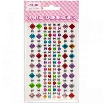 Наклейки-стразы акриловые deVENTE 9,5х10,5 см DIY Diamonds, пласт. пакет, цвет ассорти арт.8004126