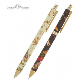 Ручка шариковая автоматическая Bruno Visconti ArtClick.Fauna.Бабочки 0.38 мм, корпус ассорти, синяя арт.20-0374/05