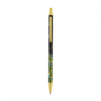 Ручка Bruno Visconti  Felicita.FAUNA.ПАВЛИНЫ шарик.автомат.в картон.футляре,0.7мм,синяя,метал.корпус арт.20-0263/33