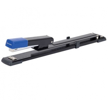 Степлер 24/6, 26/6 BRAUBERG Extra, до 30 листов, на 150 скоб, черно-синий арт.272720