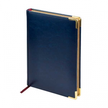 Ежедневник А5+ 145*205 мм, недатир. Bruno Visconti SIDNEY NEBRASKA 272 стр,тв. обл.,зол.срез,уголки,синий арт.3-128/14