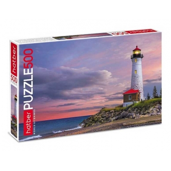 Пазл 500 эл. Hatber Береговой маяк, 330х480мм арт.500ПЗ2_26176