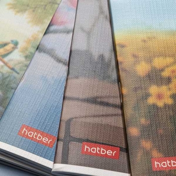 Альбом для рисов. А4 24л. на скрепке Hatber Пухляши, ассорти арт.24А4лтВ/091475