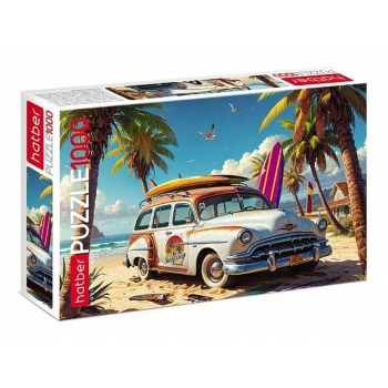 Пазл 1000 эл. Hatber Путешествие с серфом, 480х680мм, 14+ арт.1000ПЗ2_33646