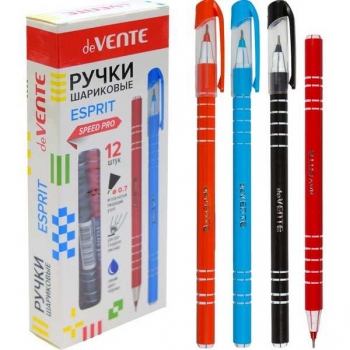 Ручка шариковая deVENTE Esprit, 0.7мм, игольч. узел, ОДНОРАЗОВАЯ, синяя арт.5073422