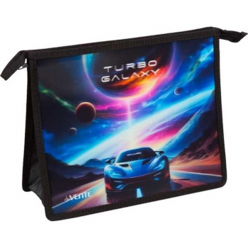 Папка д/тетр. А5 на молнии, картон/пластик deVENTE 3D Turbo Galaxy (243*200*80мм) арт.8056614