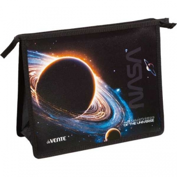Папка д/тетр. А5 на молнии, картон/пластик deVENTE Darkness of the Universe (243*200*80мм), выборочный лак арт.8056613