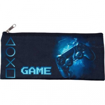 Пенал мягкий плоский 215х90х10мм Attomex GAME, износостойкий полиэстер, на молнии арт. 7024601