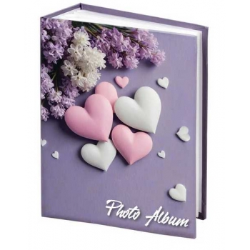 Фотоальбом 13х17см, 100 фото 10х15см, BRAUBERG Still love, ПП карман, переплет-термосварка  арт. 391440