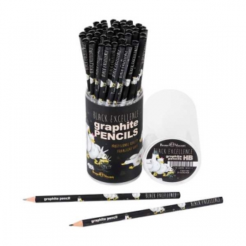 Карандаш Bruno Visconti HB ч/гр. Black Excellence.Гуси, трехгранный арт.21-0030/106