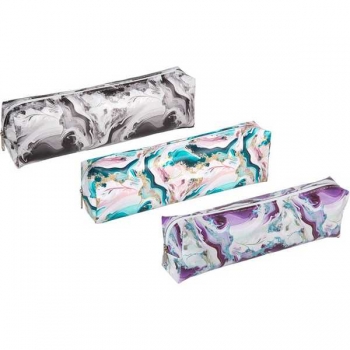 Пенал мягкий прямоугольный 200х70х35 Attomex Marble,  ассорти арт.7025667