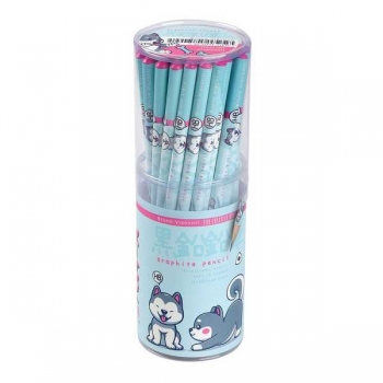 Карандаш Bruno Visconti HB ч/гр.  Kawaii Animals. Щенок, круглый, пластик. корпус  арт.21-0074/01