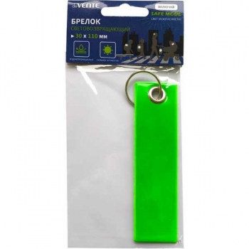 Светоотражающий брелок deVENTE SAFE MODE Tape 30*110 мм, зеленый арт. 9082575