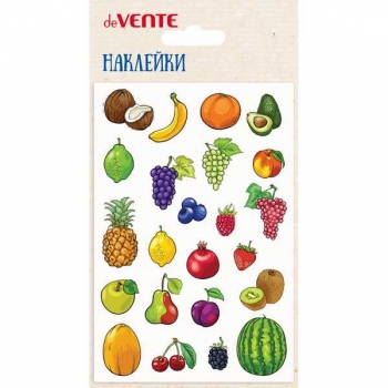Наклейки deVENTE  10*15 см Fruits, puff, объемные, многоразовые арт. 8002480