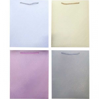 Пакет подарочный 18x23x8 см бумажный deVENTE Pastel Pattern 210 г/м2, ассорти 4 цв арт. 9041518