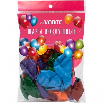Шар воздушный deVENTE 30 см, стандартные цвета, ассорти, арт. 9061663
