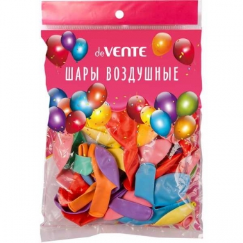 Шар воздушный deVENTE 25 см, Macaroon пастельные цвета ассорти арт. 9061664