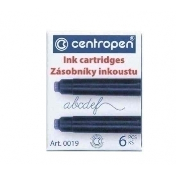 Баллончики для перьевой ручки синие 6шт./уп. (цена за 6 балл.) арт.0019CE