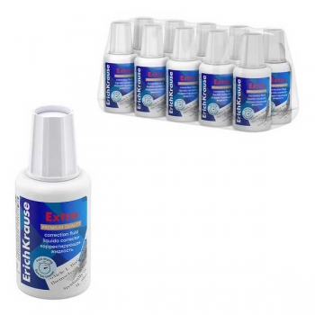 Штрих-корректор ErichKrause 20мл в бутылочке с кисточкой арт.EK5