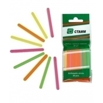 Набор счетных палочек (30 шт.)  арт.СП01