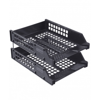 Лотки набор 2 шт. гориз.на метал.стержнях черный арт.ЛТ102