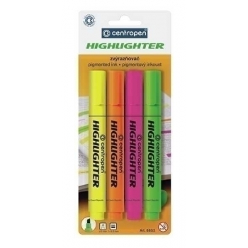 Маркеры-выделители набор 4шт. FAX (1-4,6мм), в блистерной упаковке арт.8852 0403