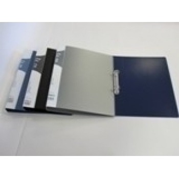 Папка А4 на 2 кольцах 35мм песок пластик. синяя арт.101Q-2K