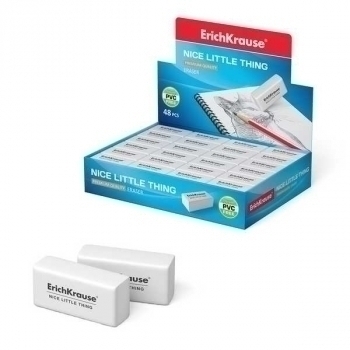 Ластик ErichKrause NICE LITTLE THING, белый арт.7027