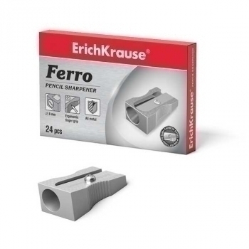 Точилка металлическая ErichKrause FERRO на одно отверстие арт.7074