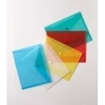 Папка-конверт В5 на кнопке 240*190 зеленый арт.В5-з