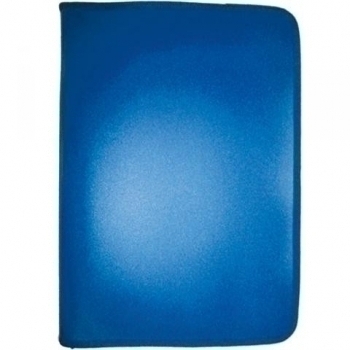 Папка д/тетр. А4 цветная на молнии с трех сторон арт.ПТ-111 ТЕМНО-СИНИЙ