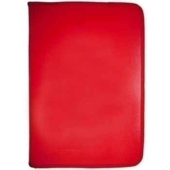 Папка д/тетр. А4 цветная на молнии с трех сторон арт.ПТ-111 КРАСНЫЙ тонир