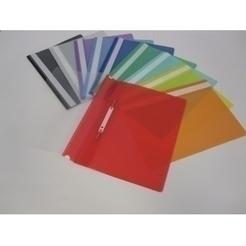 Папка-скоросшиватель  А4 эконом с прозр.верхом ПС-220 серый арт.ПС-220 сер.