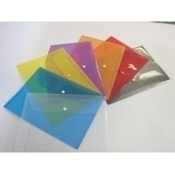 Папка-конверт А4 эконом  с кнопкой  КНК-150 зеленая арт.КНК-150-ПП