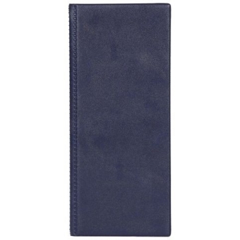 Визитница на 96 карточек, обложка кожзам, синяя арт.2350.И-201