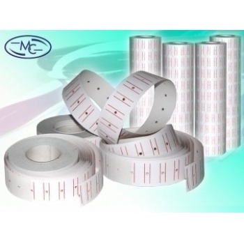 Этикет-лента белая 21*12, 10 рулонов спайка (350 этикеток в рулоне), цена за 10рул. арт.МС-702