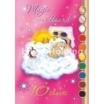 Набор цветного картона А4 10 цв. (10 л) Солнышко арт.ЦКВ 302