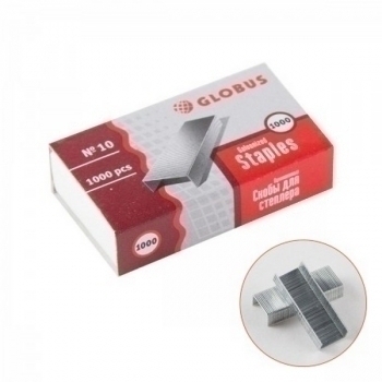 Скобы №10 для степлера 1000шт./в карт. коробке арт. С10-1000