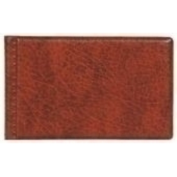 Визитница для дисконтных и визитных карточек 14 карм., обложка ПВХ, коричневая арт.2054-104