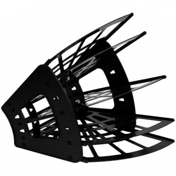 Лоток веерный 5-ти секционный СТАММ ЭКОНОМ (4 отделения) черный арт.ЛТ414 Лоток веерный 5-ти секционный СТАММ ЭКОНОМ (4 отделения) черный арт.ЛТ414